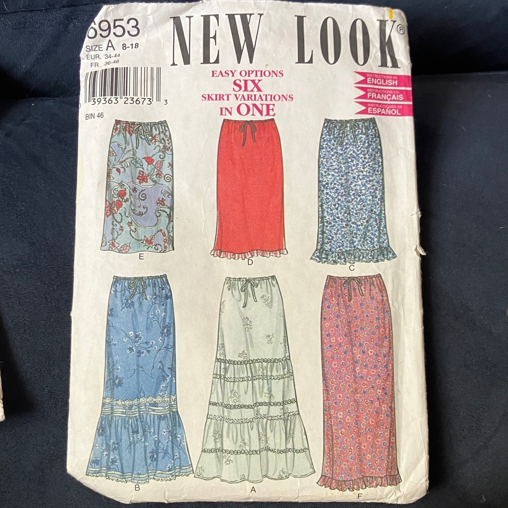 New Look Women's Maxi Skirt Pattern 6953